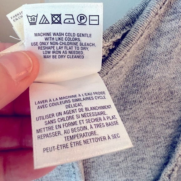 💕 Anthropologie Deletta Burnout Raw Edge Top Cotton Size S - Picture 5 of 7